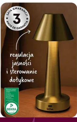 Lampka nocna LED z trójkątnym kloszem promocja w Biedronka