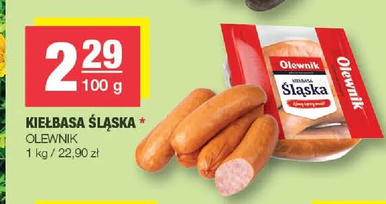 Kiełbasa śląska Olewnik promocja w SPAR