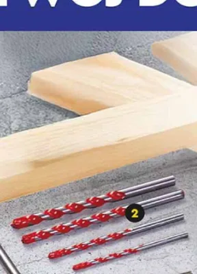 Wiertła uniwersalne, 4 szt. promocja w Biedronka