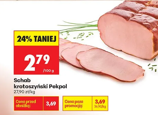 Schab kratoszyński promocja w Biedronka