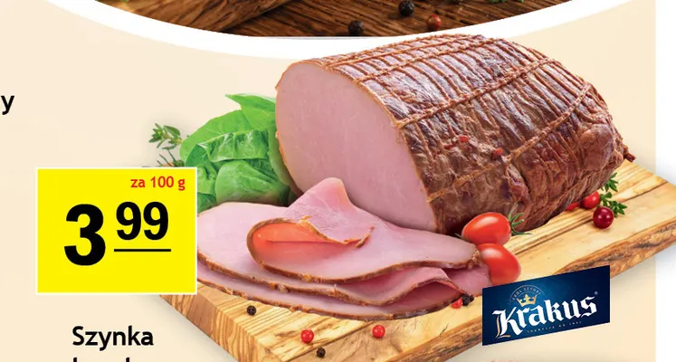 Szynka krucha Krakus promocja w Gram Market