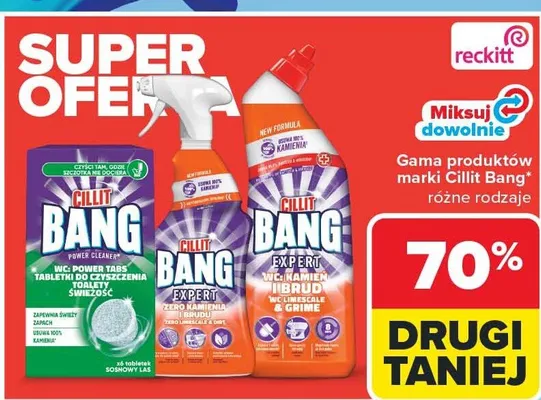 Gama produktów marki Cillit Bang promocja w Carrefour