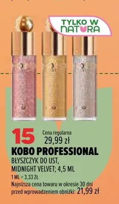 Błyszczyk do ust Kobo Professional Midnight Velvet promocja w Drogerie Natura