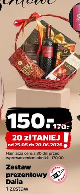 Zestaw prezentowy Dalia promocja w Netto