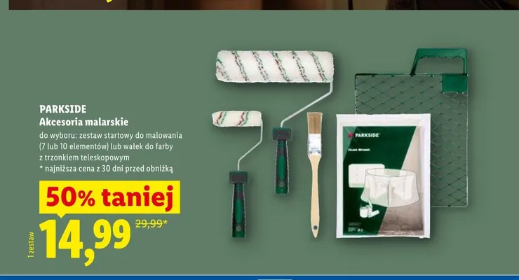 Zestaw startowy do malowania PARKSIDE promocja w Lidl