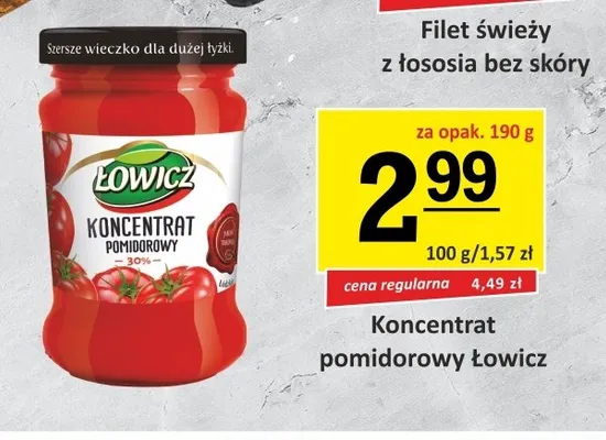 Koncentrat pomidorowy Łowicz promocja w Gram Market