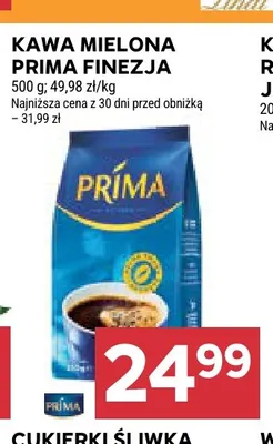 Kawa mielona Prima Finezja promocja w Stokrotka