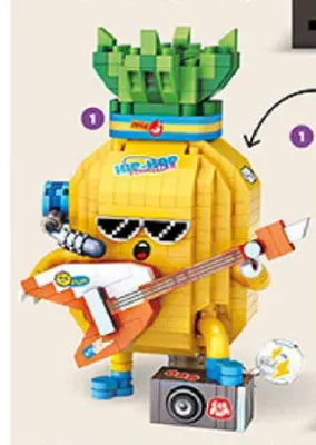 Klocki EleFun Hip-Hop Ananas promocja w Biedronka