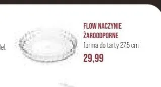 Naczynie żaroodporne forma do tarty Flow 27,5cm promocja w Stokrotka