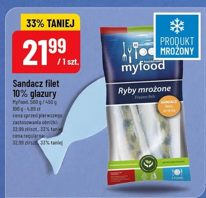 Sandacz filet 10% glazury promocja w POLOmarket