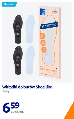 Wkładki do butów Shoe like Active Fresh 2-pak promocja w Action