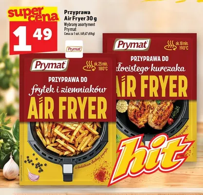 Przyprawa do frytek i ziemniaków Air Fryer Prymat promocja w TOPAZ