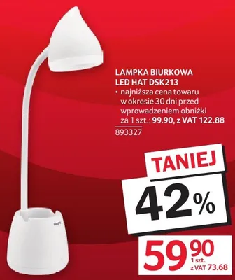 Lampka biurkowa LED HAMA DSK-213 promocja w Selgros