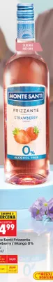 Wino musujące bezalkoholowe Frizzante Strawberry 0% promocja w Biedronka