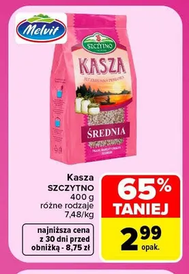 Kasza Szczytno Melvit promocja w Carrefour