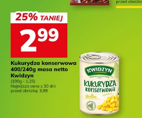 Kukurydza konserwowa Kwidzyn promocja w Hitpol