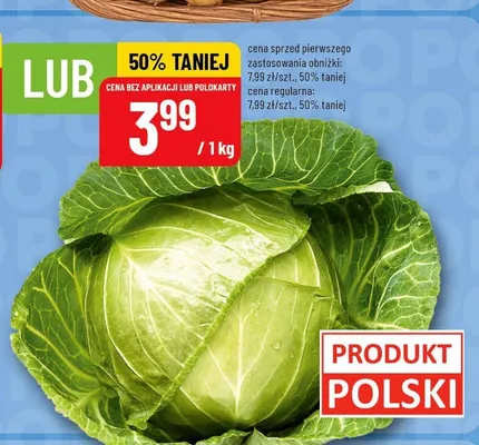 Kapusta młoda promocja w POLOmarket