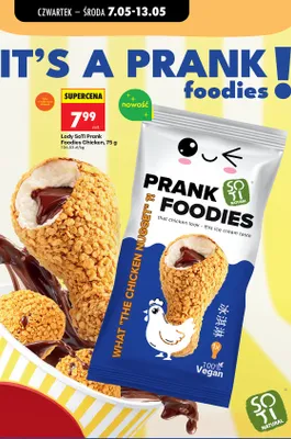 Lody SoTi Prank Foodies Chicken promocja w Biedronka