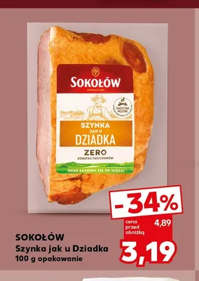 Szynka jak u Dziadka Sokołów promocja w Kaufland