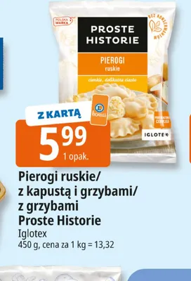 Pierogi z grzybami Proste Historie promocja w Leclerc