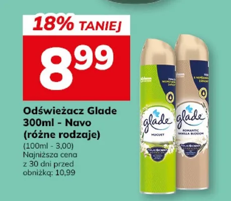 Odświeżacz Glade 300ml - Novo (różne rodzaje) promocja w Hitpol