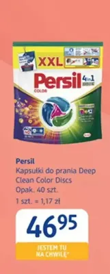 Kapsułki do prania Persil Deep Clean Color Discs promocja w Drogerie DM