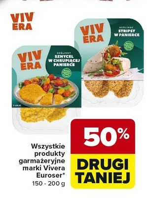 Roślinny sznycel w chrupiącej panierce promocja w Carrefour Market
