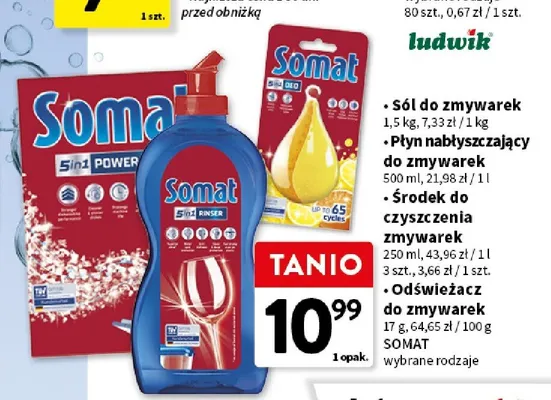 Sól do zmywarek Somat promocja w Intermarche