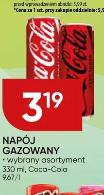 Napój gazowany Coca-Cola promocja w Chata Polska