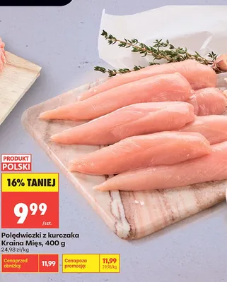 Polędwiczki z kurczaka Kraina Mięs promocja w Biedronka