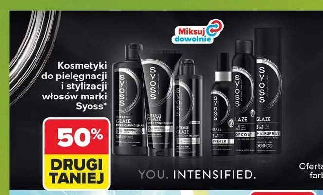 Kosmetyki do pielęgnacji i stylizacji włosów Syoss promocja w Carrefour Market