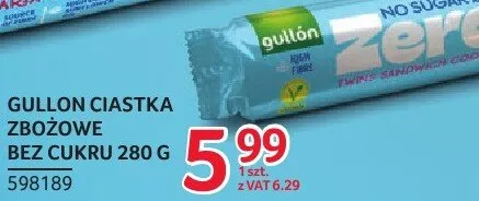 Ciastka Gullon zbożowe bez cukru promocja w Selgros