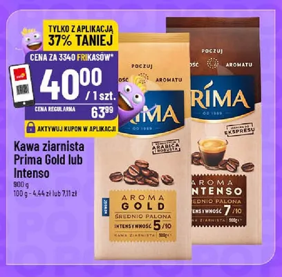 Kawa ziarnista Prima Aroma Intenso promocja w POLOmarket