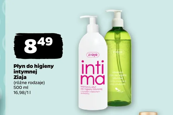Płyn do higieny intymnej Ziaja promocja w Netto