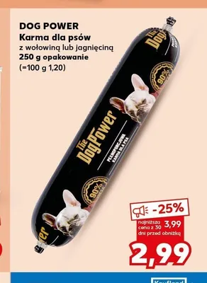 Karma dla psów Dog Power z jagnięciną promocja w Kaufland