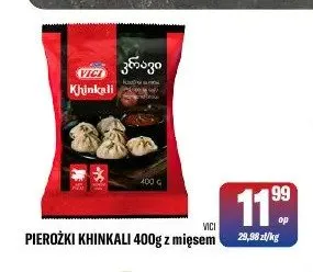Pierożki Khinkali z mięsem Vici promocja w Tomi Markt
