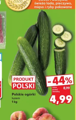 Polskie ogórki luzem promocja w Kaufland