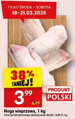 Noga wieprzowa promocja w Twój Market