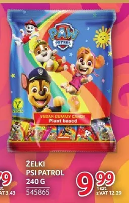 Żelki Psi Patrol Vegan Gummy Candy promocja w Selgros