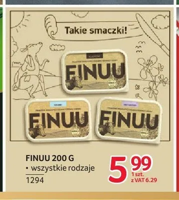 Masło Finuu promocja w Selgros