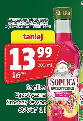 Likier Soplica Egzotyczna Smoczy Owoc Melon promocja w Prim Market