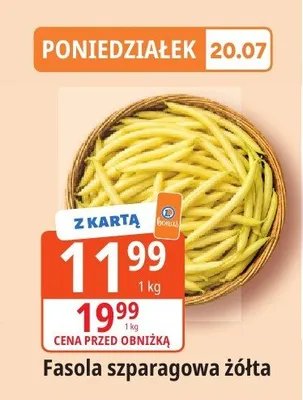 Fasola szparagowa żółta promocja w Leclerc