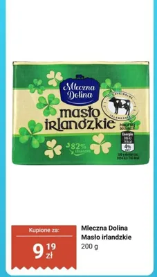 Masło irlandzkie promocja w Biedronka