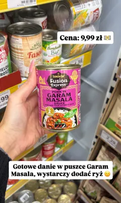 Danie gotowe wieprzowina w sosie Garam Masala Sokołów Fusion Express promocja w Dino