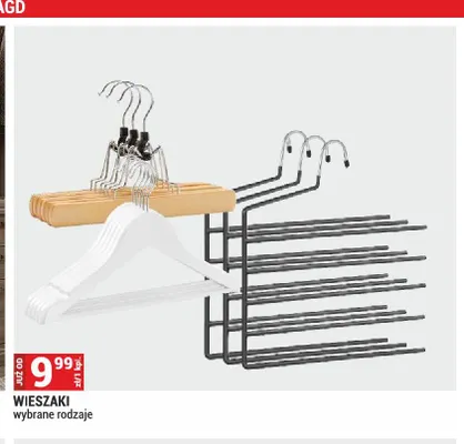 Wieszaki promocja w Merkury Market