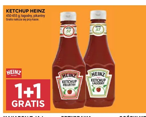 Ketchup Heinz pikantny promocja w Stokrotka