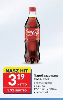 Napój gazowany Coca-Cola promocja w Makro