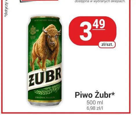 Piwo Żubr promocja w Delikatesy Sezam