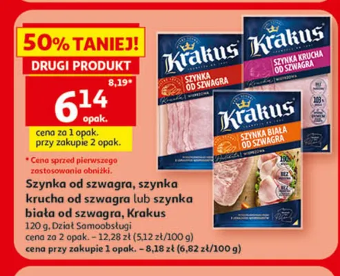 Szynka od szwagra Krakus promocja w Auchan