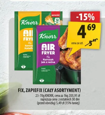 Fix Air Fryer Kurczak jak z rożna Knorr promocja w Arhelan